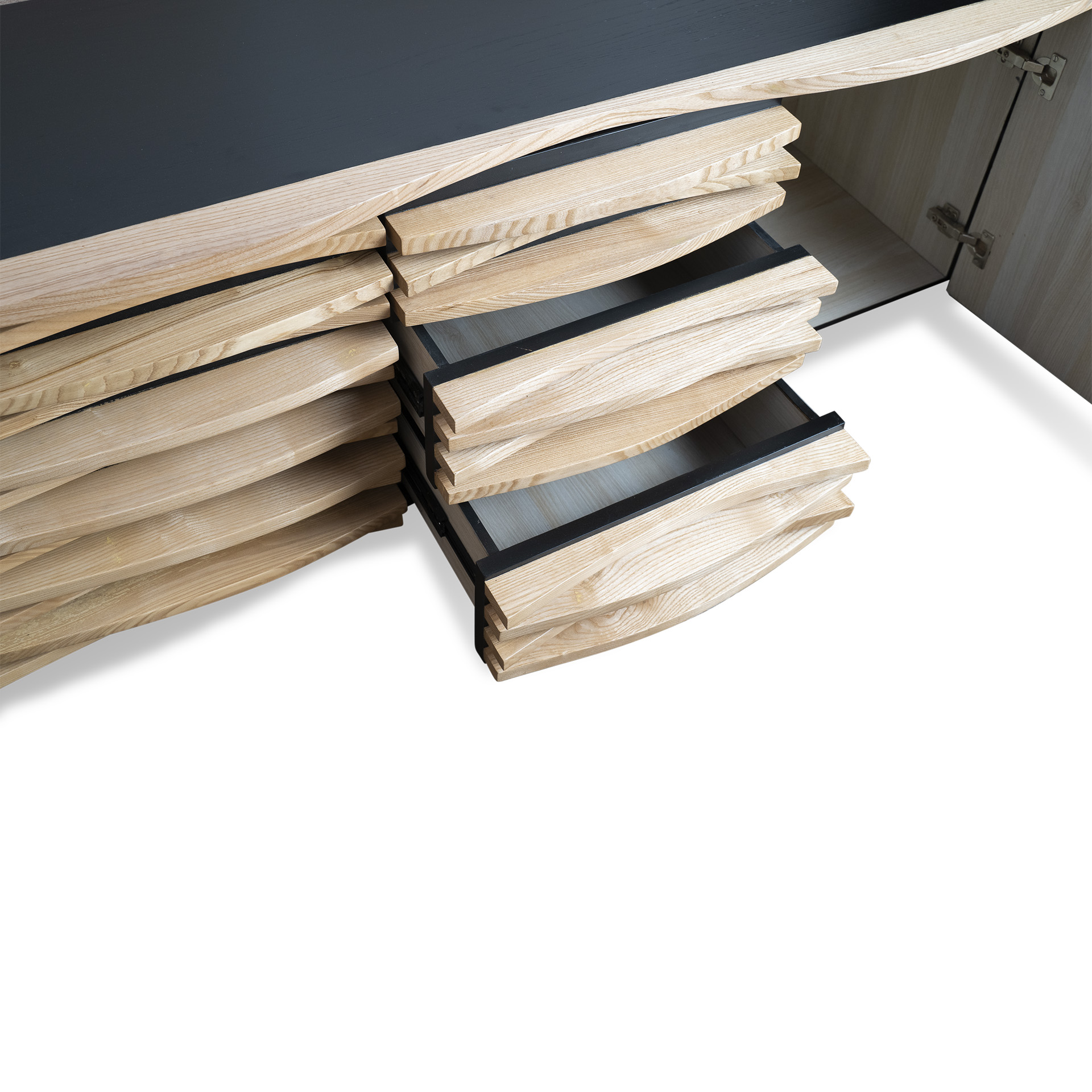 Live Edge Curvy Me TV Unit - Image 8