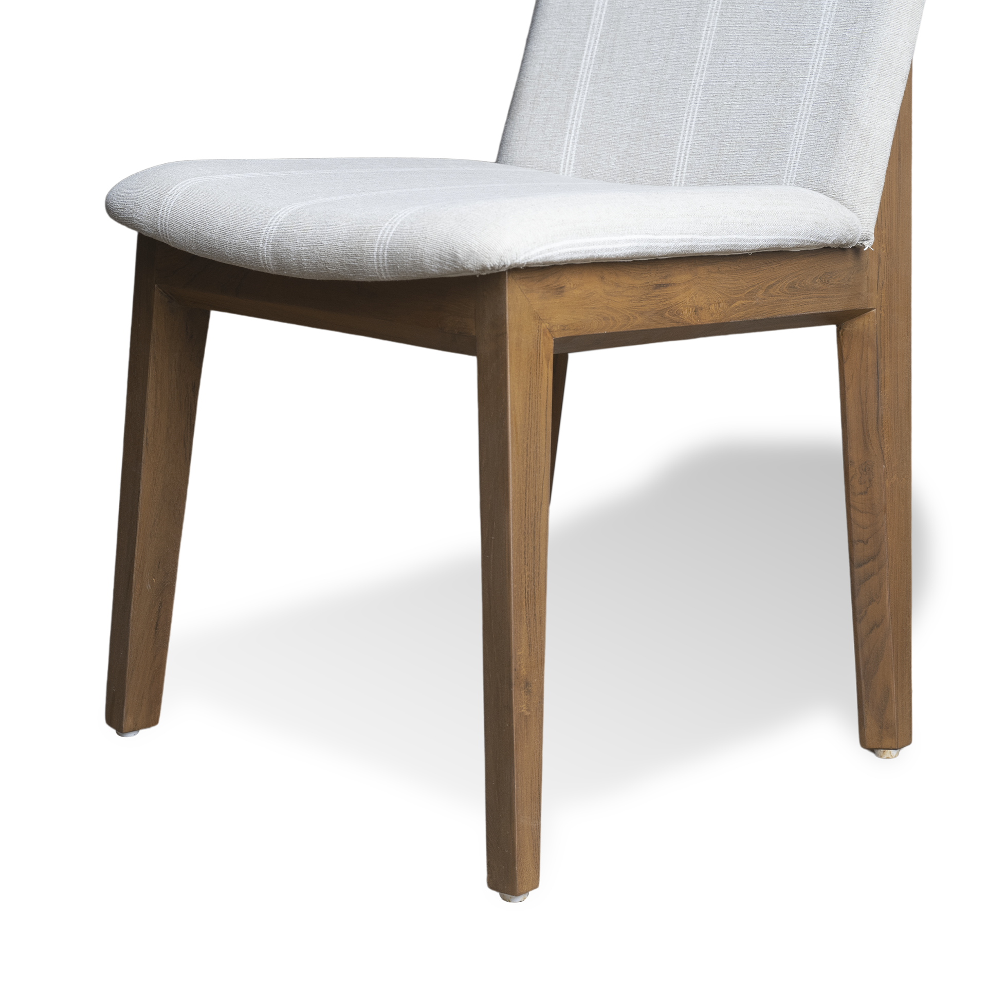 Custom Made Solid Wood Angular Chair – Elegant Teak Seating - Image 7