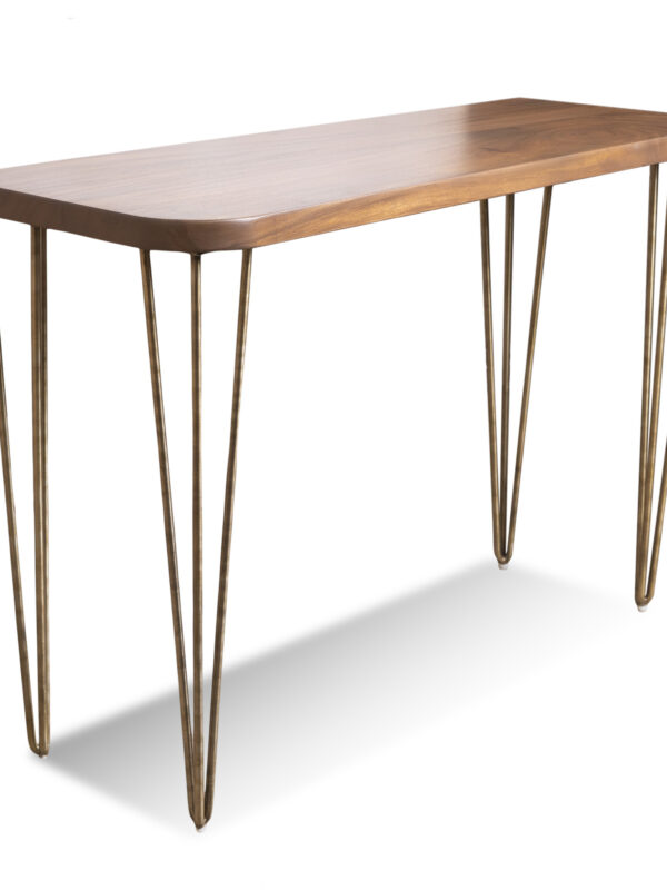 Live Edge Simple Hairpin Console