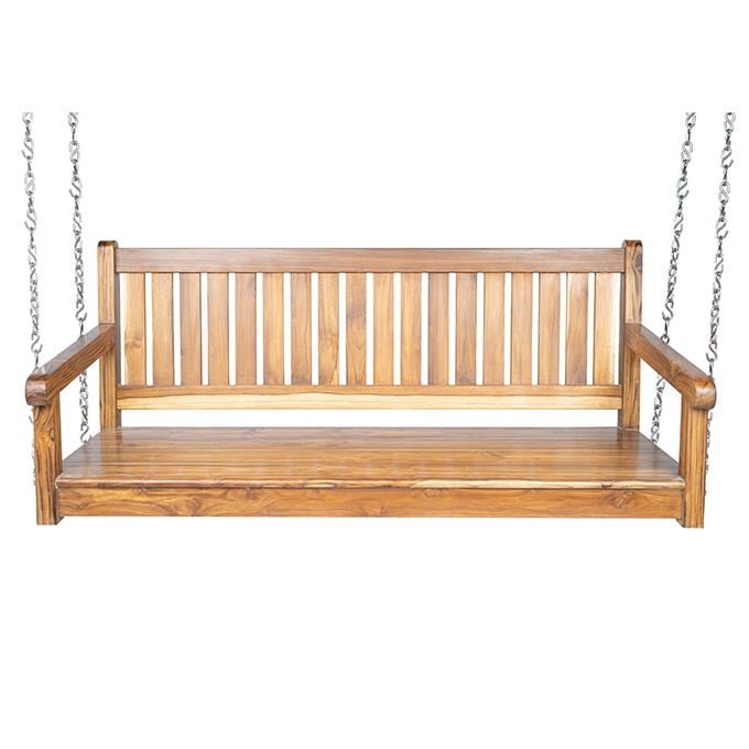 Classic Solid Teak Wood Swing Jhula