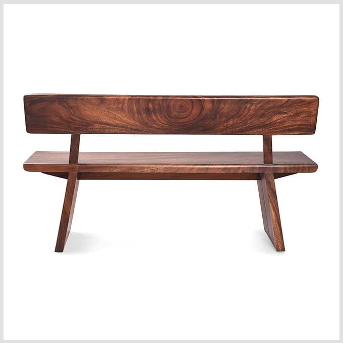 Solid Wooden A Cute Angled Bench - Image 4