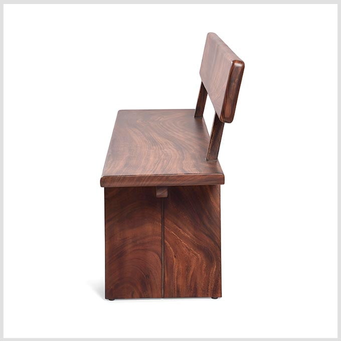 Solid Wooden A Cute Angled Bench - Image 5