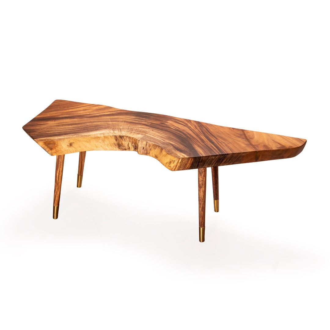 Live Edge Aero Bench Made Up Of East Indian Walnut - Image 3