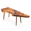 Live Edge Aero Bench Made Up Of East Indian Walnut