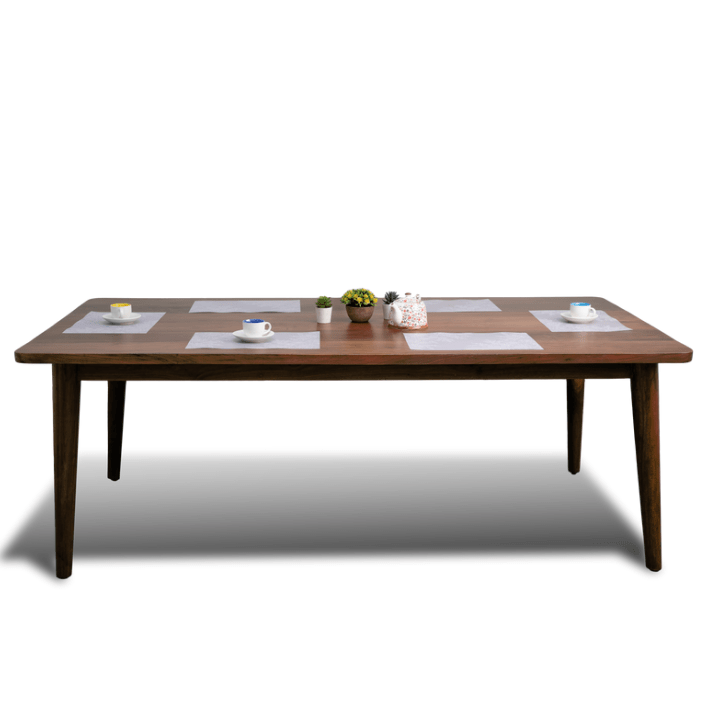 Solid Wooden American Walnut With Visa Dining Table - Image 2
