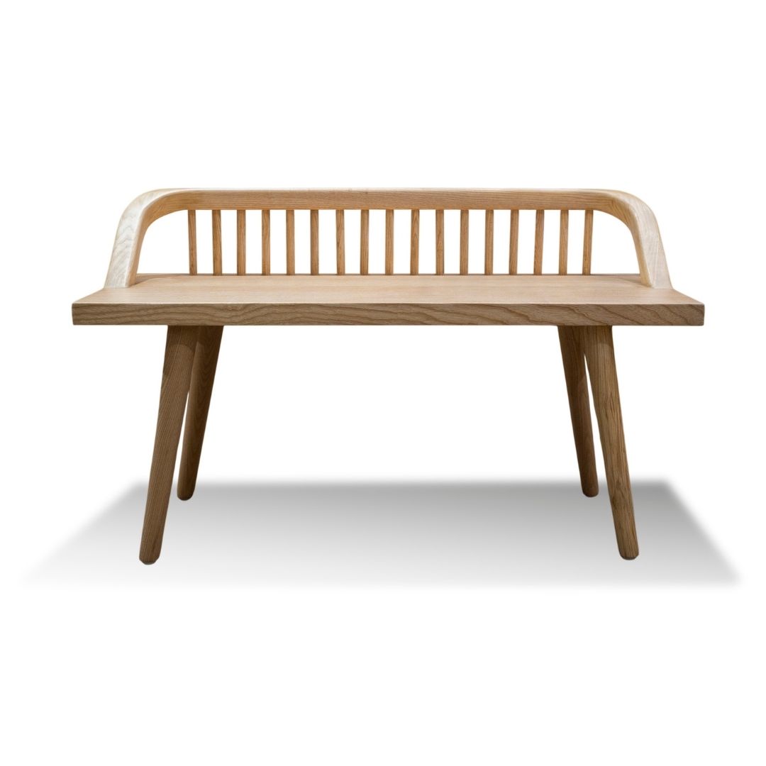 Solid Wooden Shoe Bench - Made Up Of Whit Ash Wood - Image 2