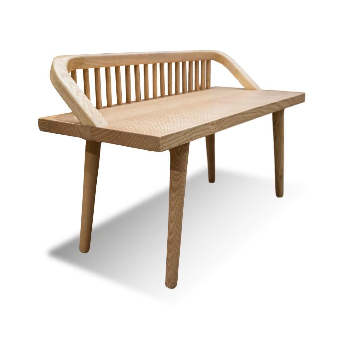 Solid Wooden Shoe Bench - Made Up Of Whit Ash Wood - Image 4