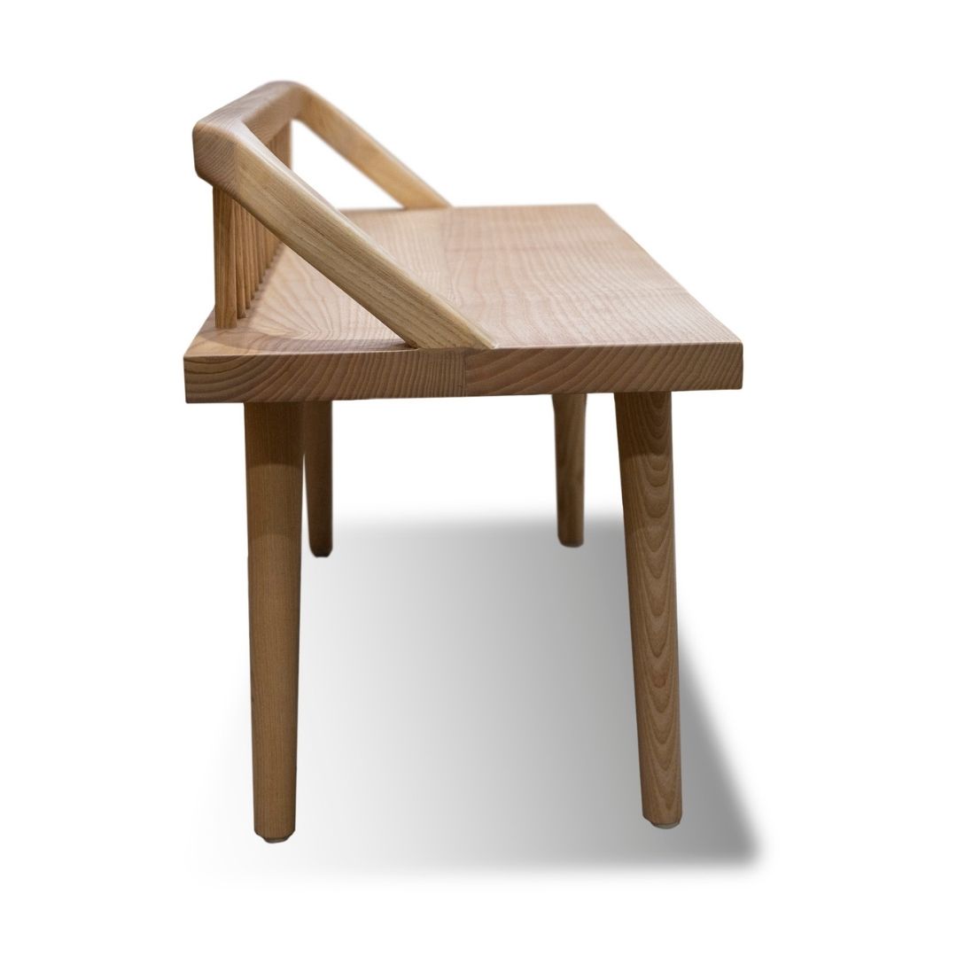 Solid Wooden Shoe Bench - Made Up Of Whit Ash Wood - Image 5