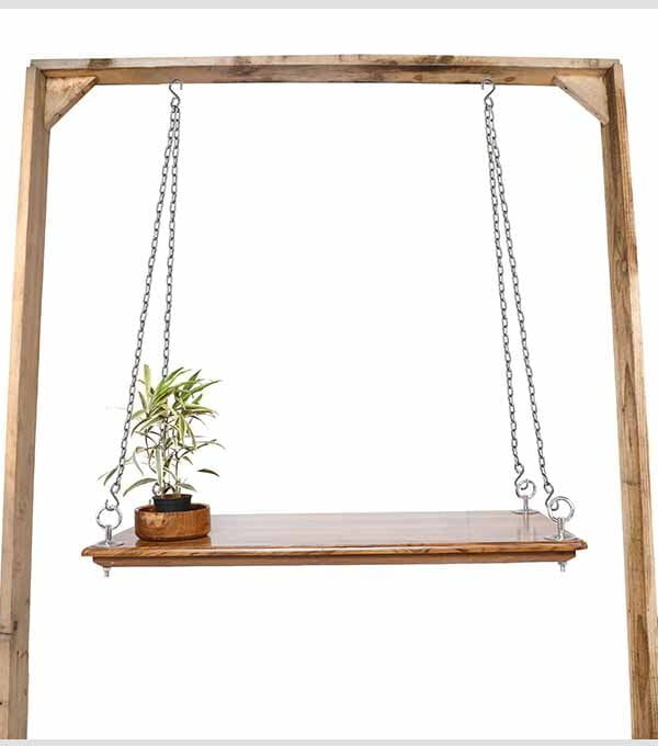 Solid Wood Adjustable Brownchester Swing Jhula