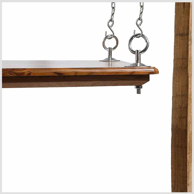 Solid Wood Adjustable Brownchester Swing Jhula - Image 5