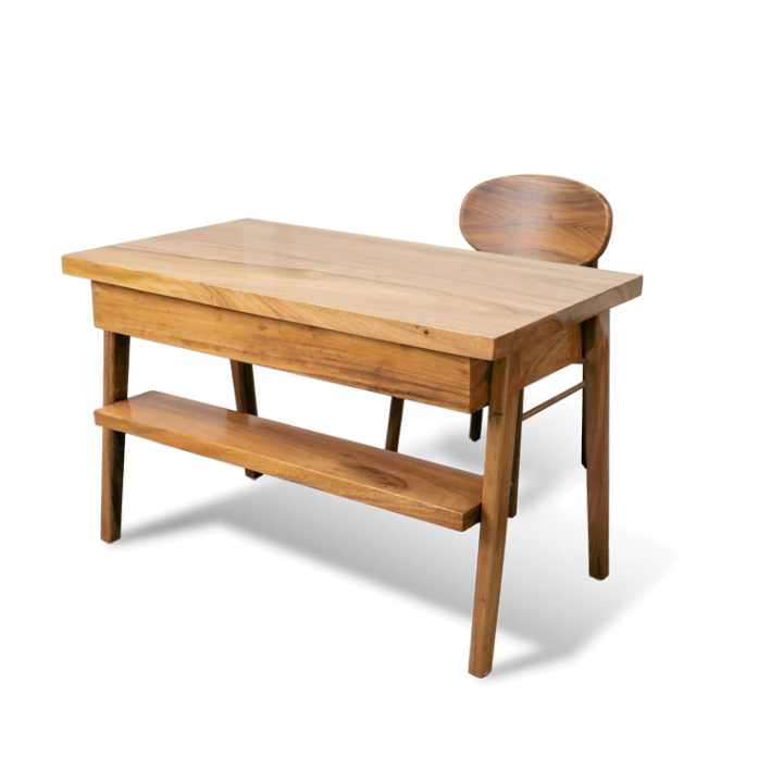 Solid Wooden Classic Study Work Table - Image 4