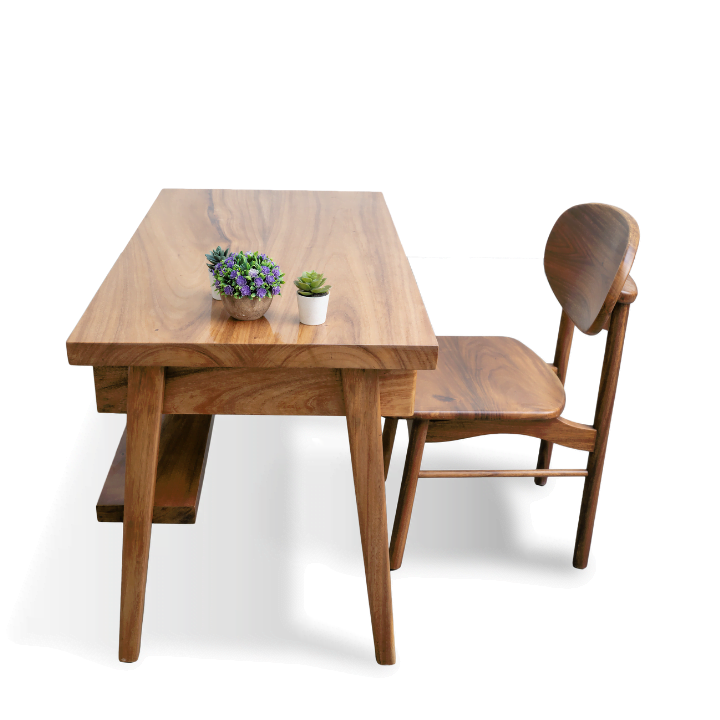 Solid Wooden Classic Study Work Table - Image 7