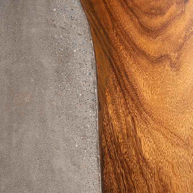 Live Edge Concrete Table - Image 4