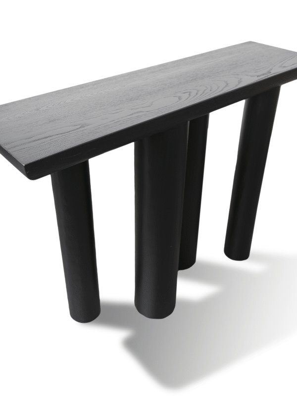 Consoleing Black Credenza Table