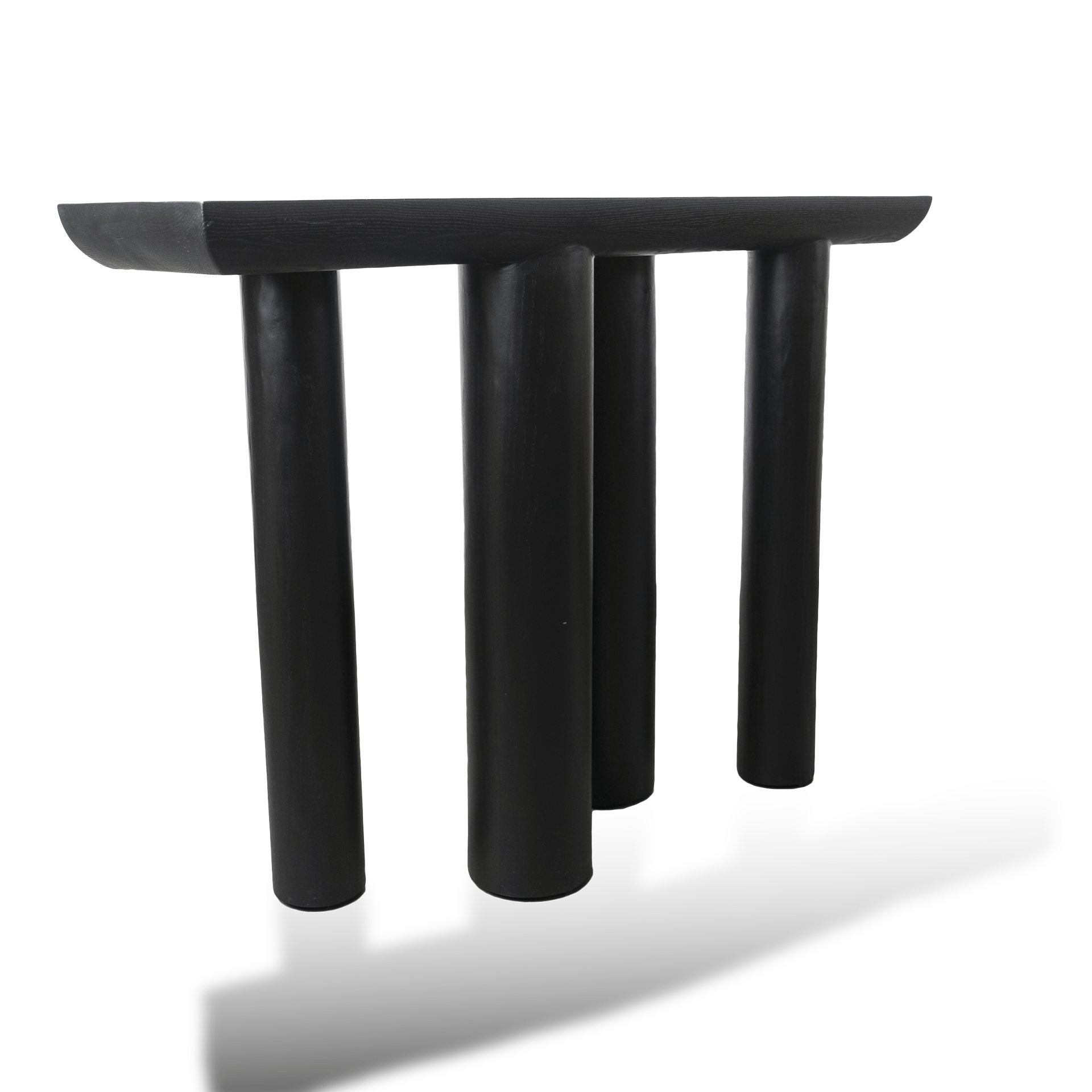 Consoleing Black Credenza Table - Image 6