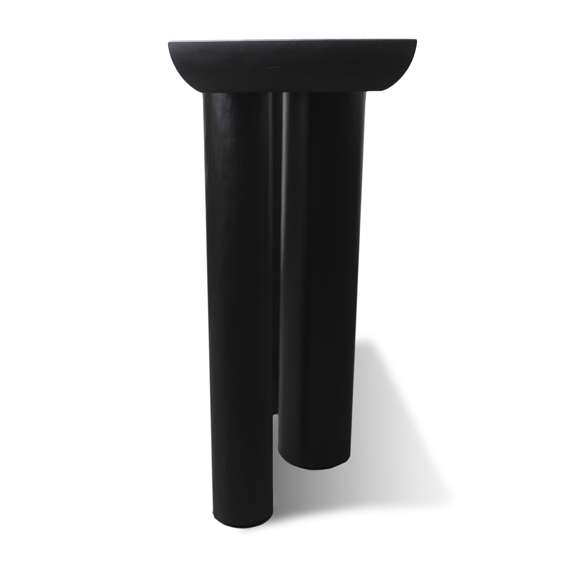 Consoleing Black Credenza Table - Image 4