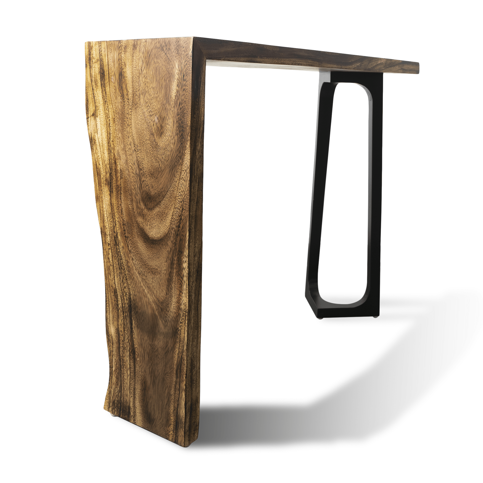 Live Edge Consoling Drop Down Credenza Table - Image 3