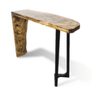 Live Edge Consoling Drop Down Credenza Table