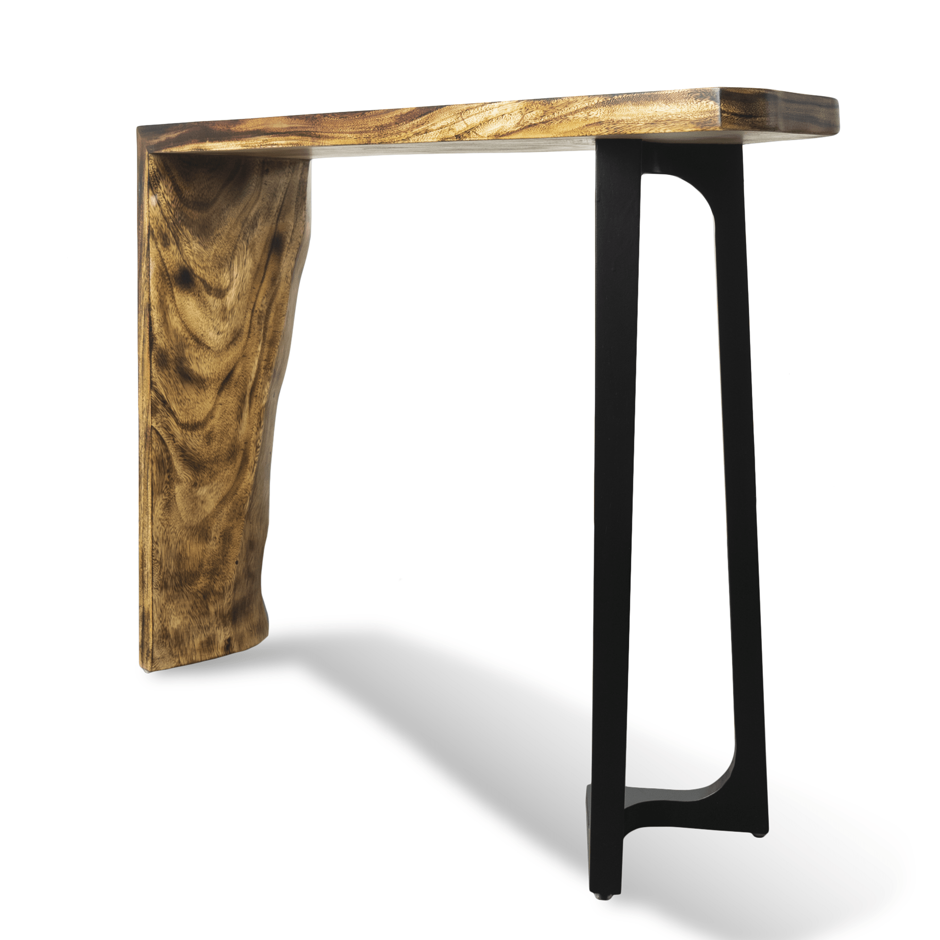 Live Edge Consoling Drop Down Credenza Table - Image 2