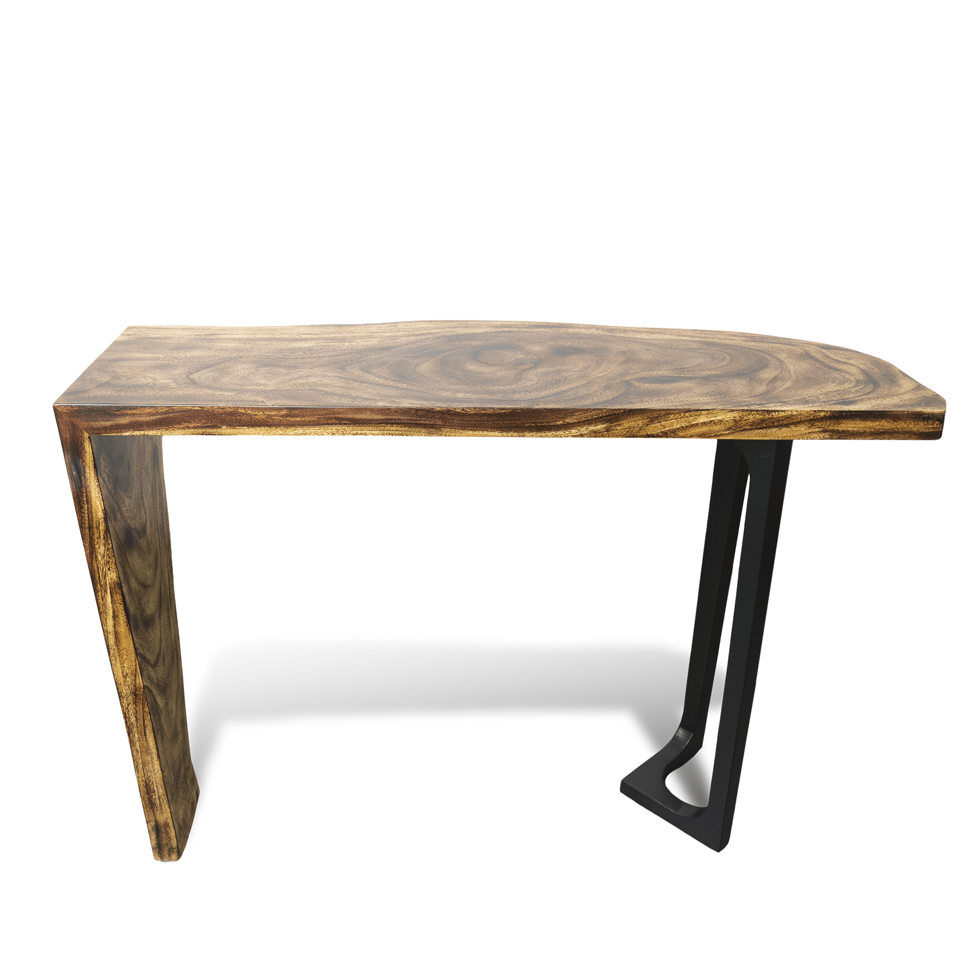 Live Edge Consoling Drop Down Credenza Table - Image 5