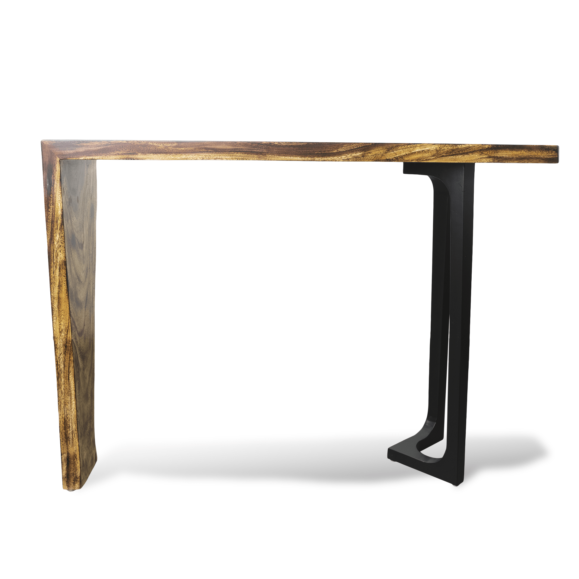 Live Edge Consoling Drop Down Credenza Table - Image 4