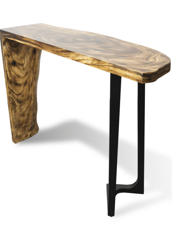 Live Edge Consoling Drop Down Credenza Table