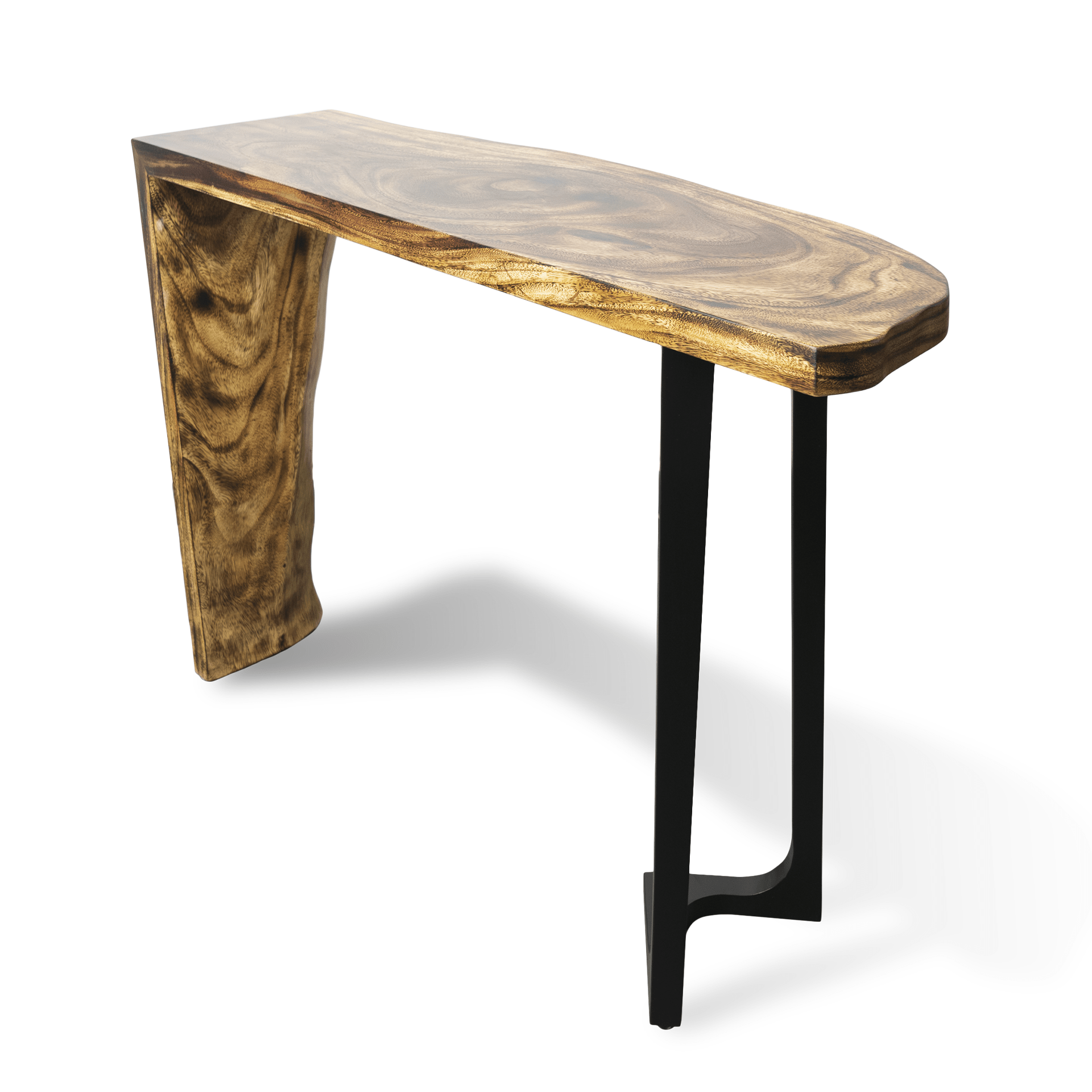 Live Edge Consoling Drop Down Credenza Table