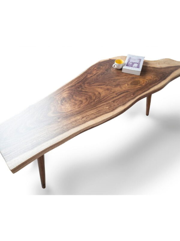 Custom Made Live Edge Contemporary Bench