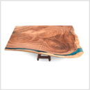 Epoxy Resin Creeked Table Top - Live Edge