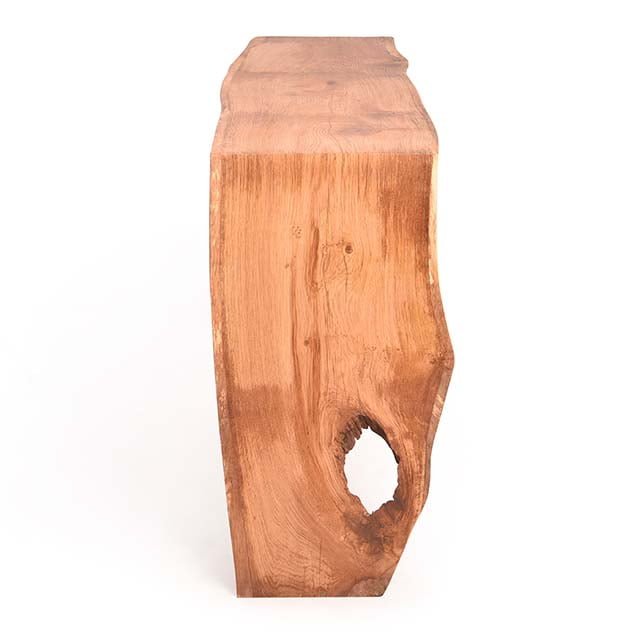 Live Edge Drop Down Oak Office Table - Image 4