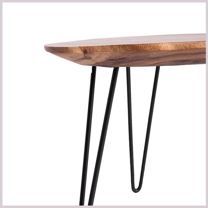 Live Edge Diorama Champhered Table 4 Live Edge Diorama Champhered Table - Image 4