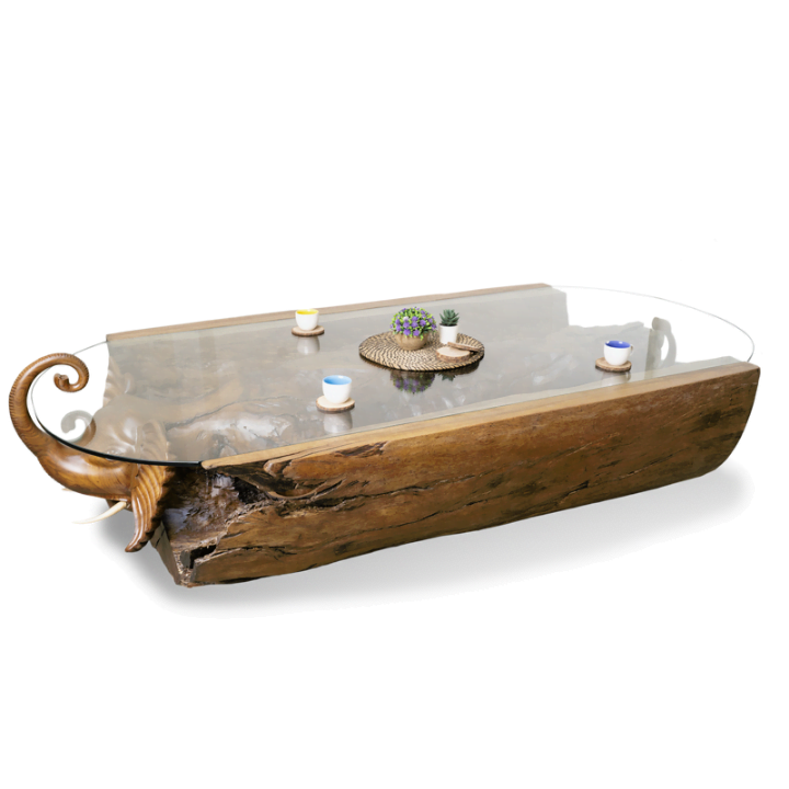 Live Edge Elephanta Log Centre Table - Image 2