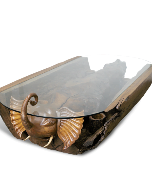 Live Edge Elephanta Log Centre Table
