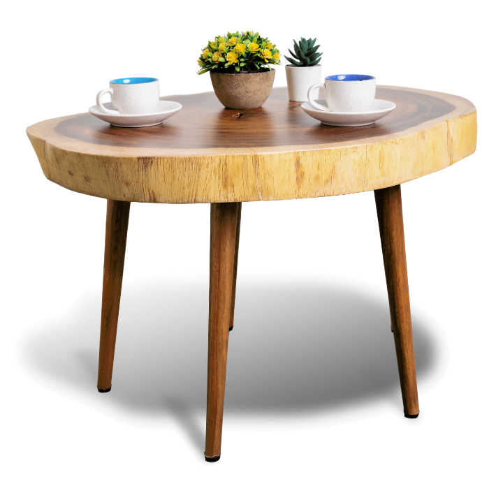 Live Edge Five-Legged Coffee Table - Image 2