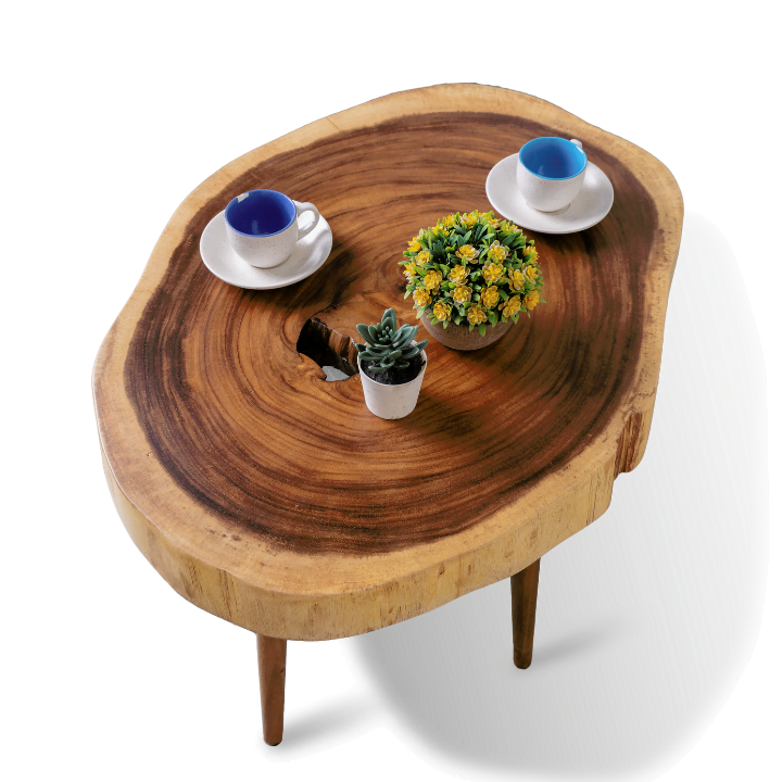 Live Edge Five-Legged Coffee Table - Image 4