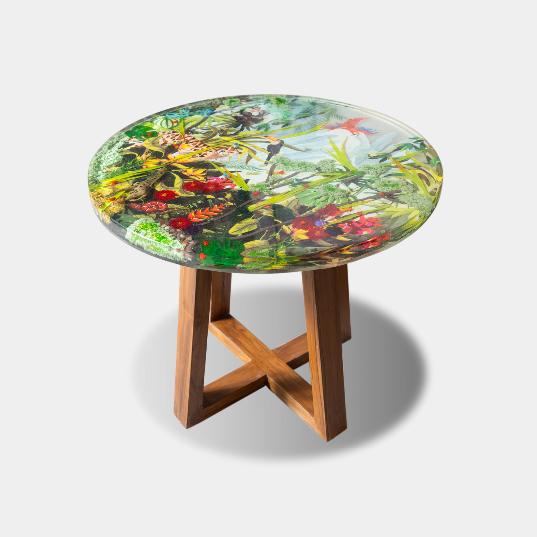 Wildlife Circular Table Forest - Themed