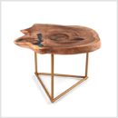 Live Edge Epoxy Gold and Resin - Live Edge Wood