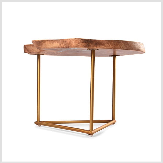 Live Edge Epoxy Gold and Resin - Live Edge Wood - Image 3