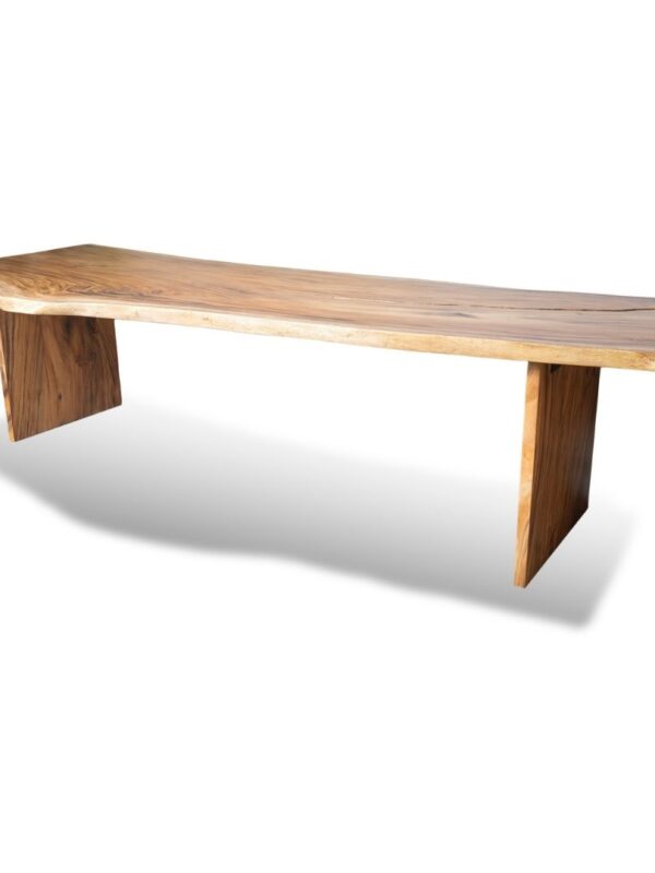 Live Edge Wooden Legs - Dining Table