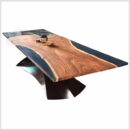 Epoxy Resin MumBays Waters - Live Edge Wood