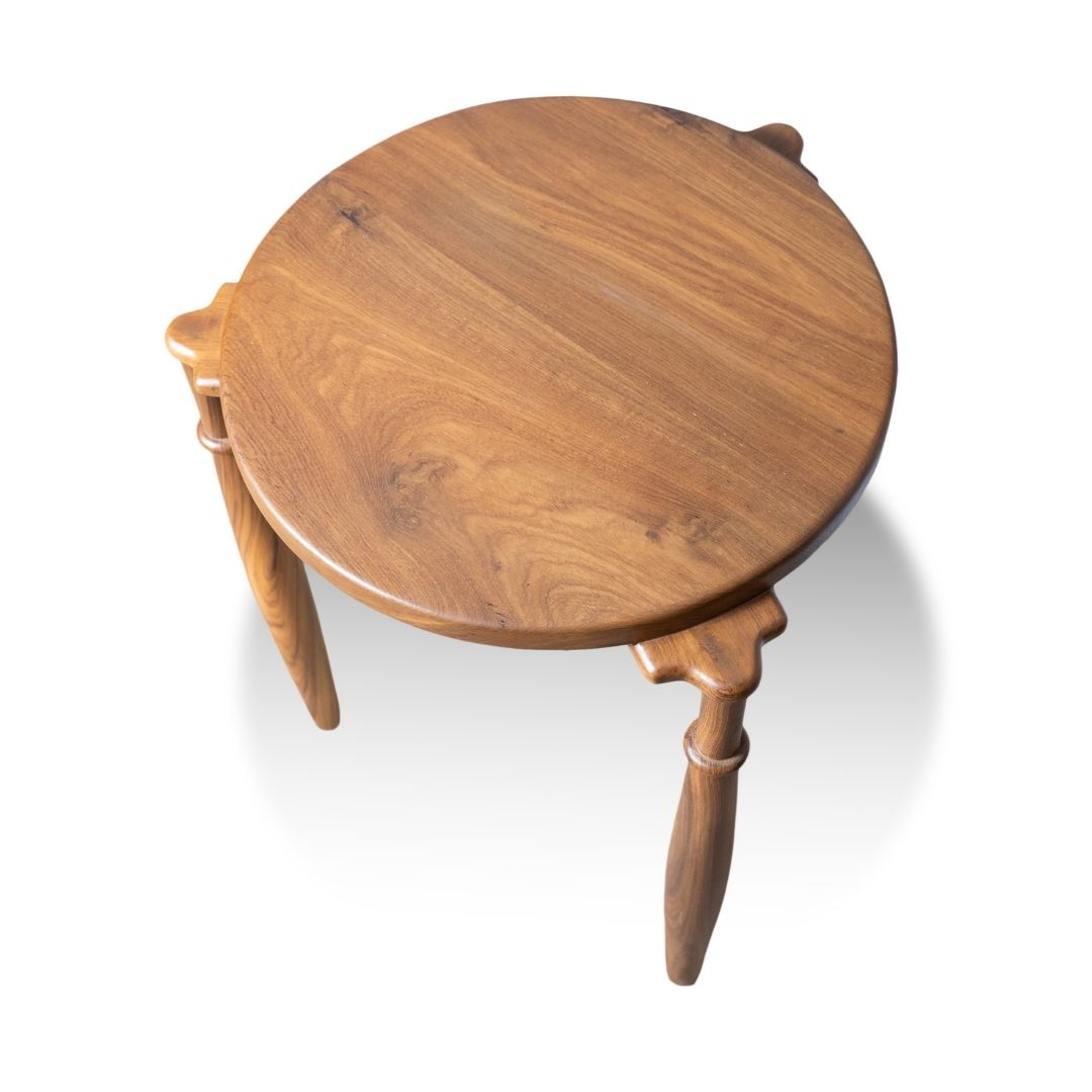 Solid Wooden Side Table Set – Nest It Up Design - Image 7