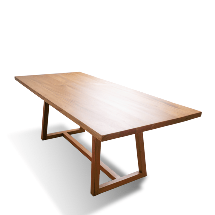 Orangish Mahogany Dining Table - Image 5
