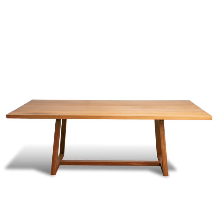 Orangish Mahogany Dining Table - Image 4