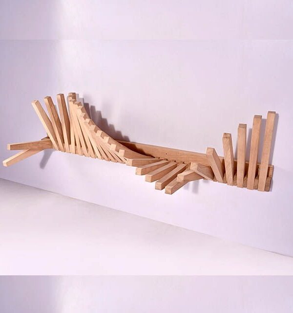 Solid Wood White Ash Piano Shelf– Movable Key Shelf Design