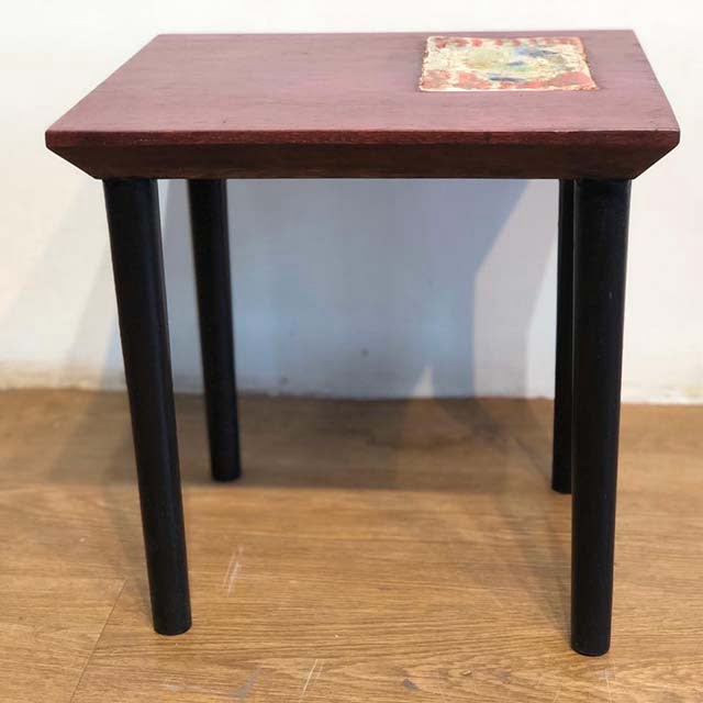 Solid Wooden Purple In My Heart Nesting Table - Image 3