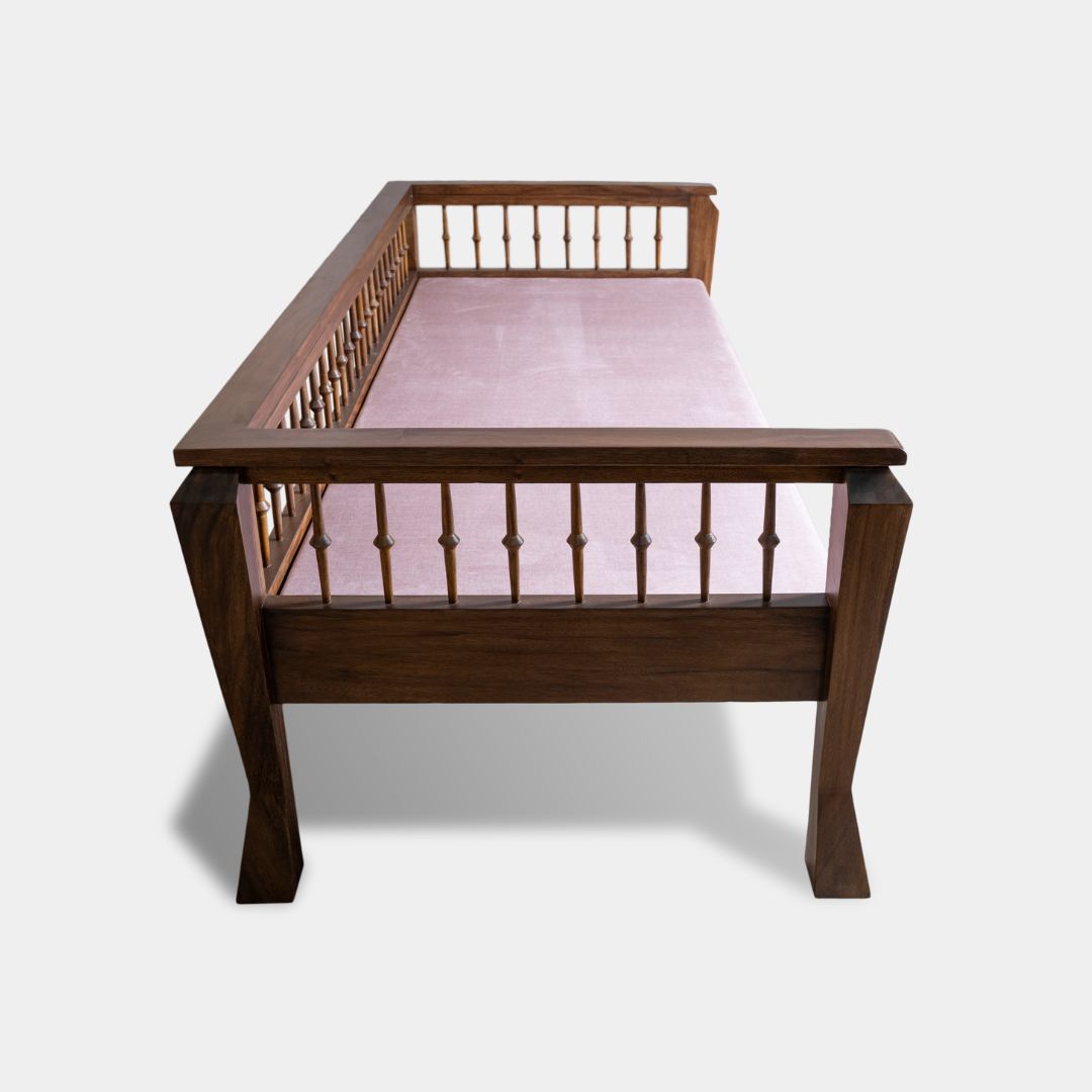 Custom Solid Wooden Rajwadi Diwan - Image 3
