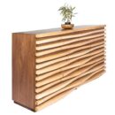 Live Edge Curvy Me Reception Table – Wooden Storage Cabinet