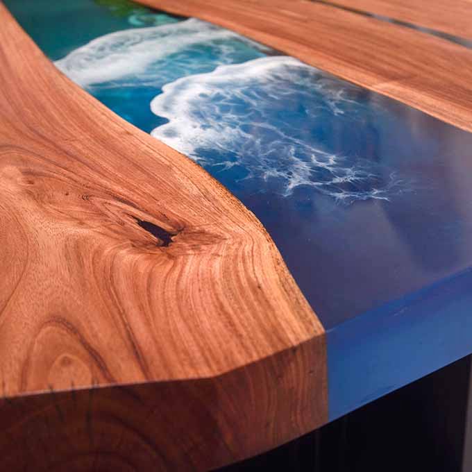 Epoxy Resin Mother's Nature - Live Edge Wood - Image 5