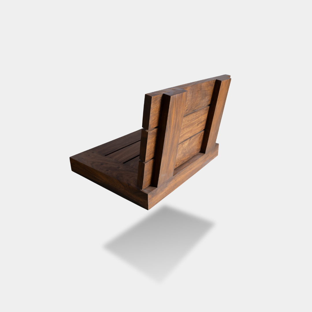 Single Seater – Swing In Walnut & Teak Wood Finish - Image 3