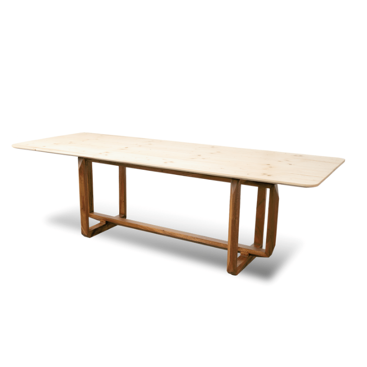 Live Edge Special Angled Dining Table - Image 2
